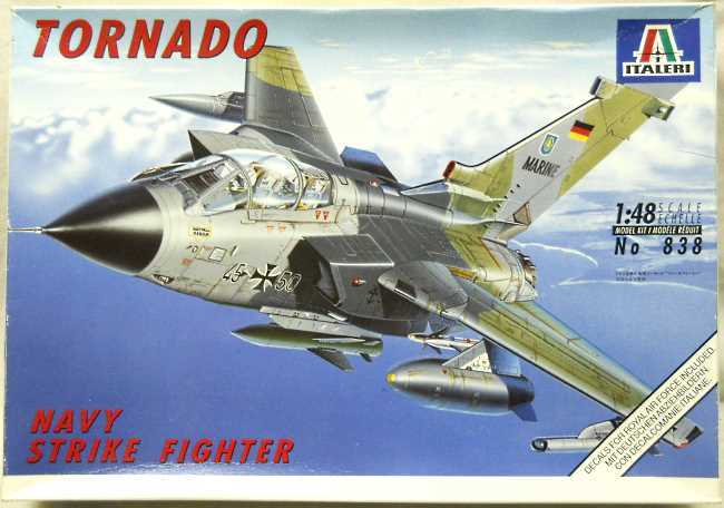 Italeri 1/48 Panavia Tornado IDS Navy Strike Fighter, 838 plastic model kit